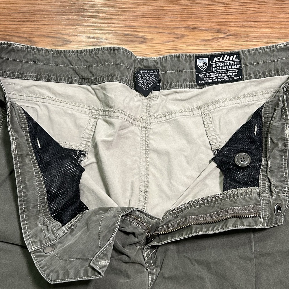 KUHL Ramblr Shorts Vintage Patina Dye Men's Size 40 Brown Cotton Nylon Hiking - Picture 5 of 11